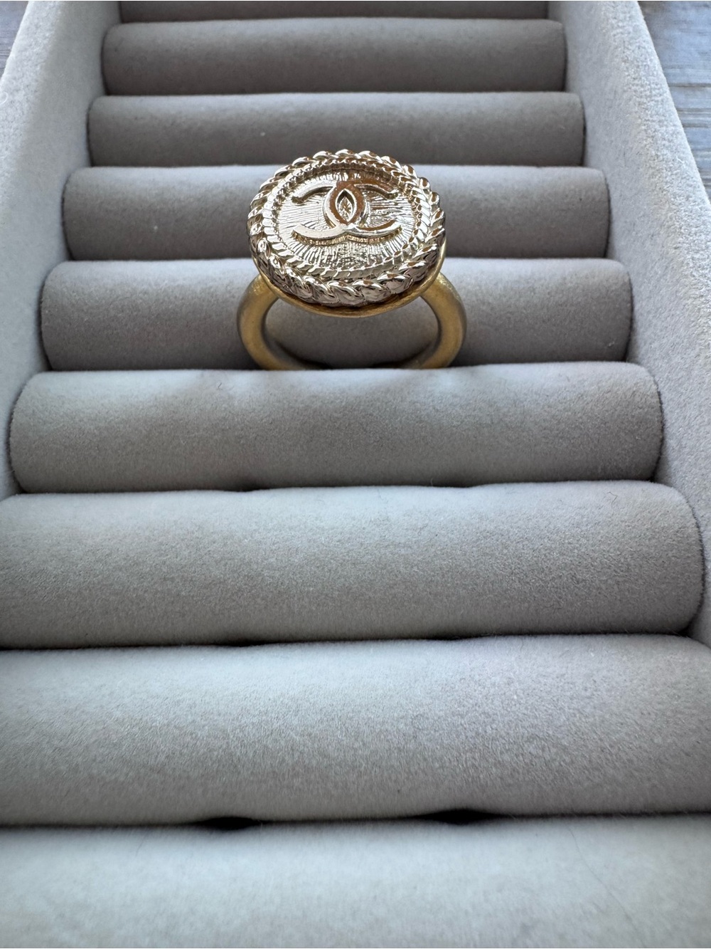 Chanel Button Ring - Picture 2 of 5